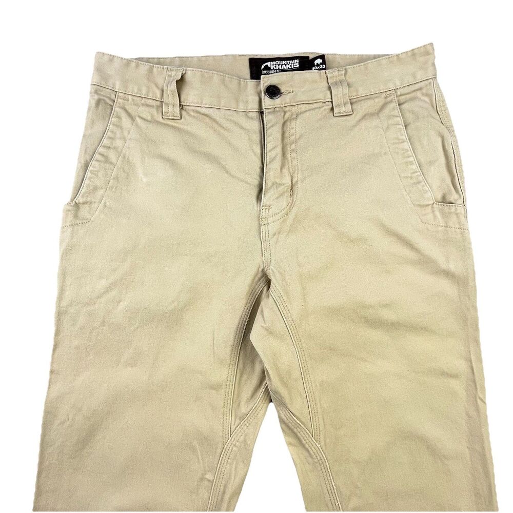 Mountain Khakis Pants Men’s 30x29 Tan Modern Fit Stretch Hiking Workwear